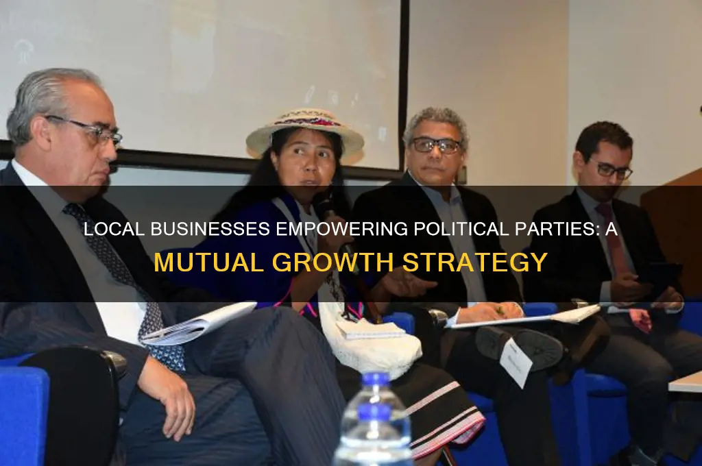 how does local business can help political parties