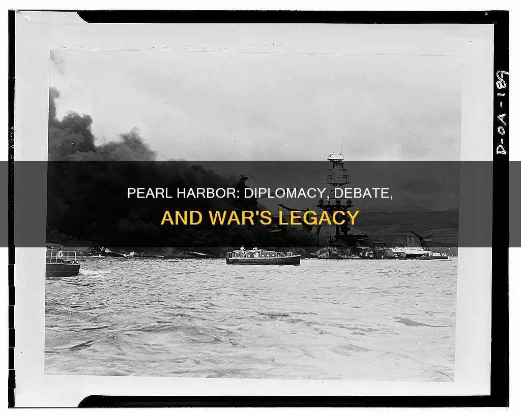 how does pearl harbor relate to debate and diplomacy