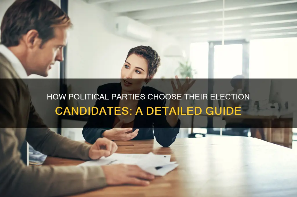 how does political party select a candidate for election