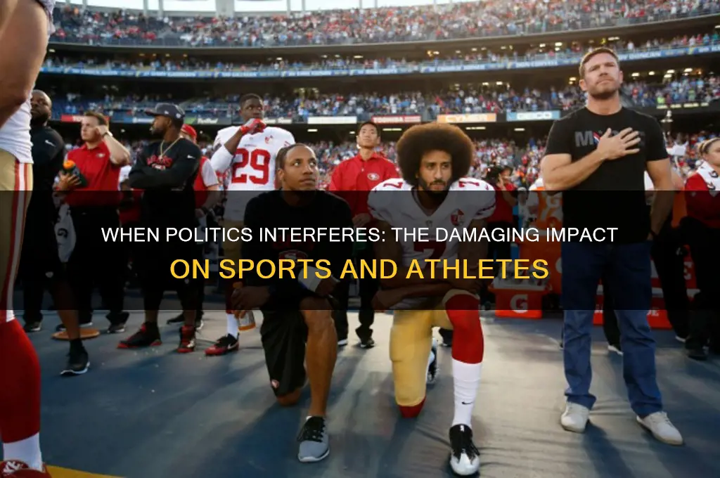 how does politics hurt sport