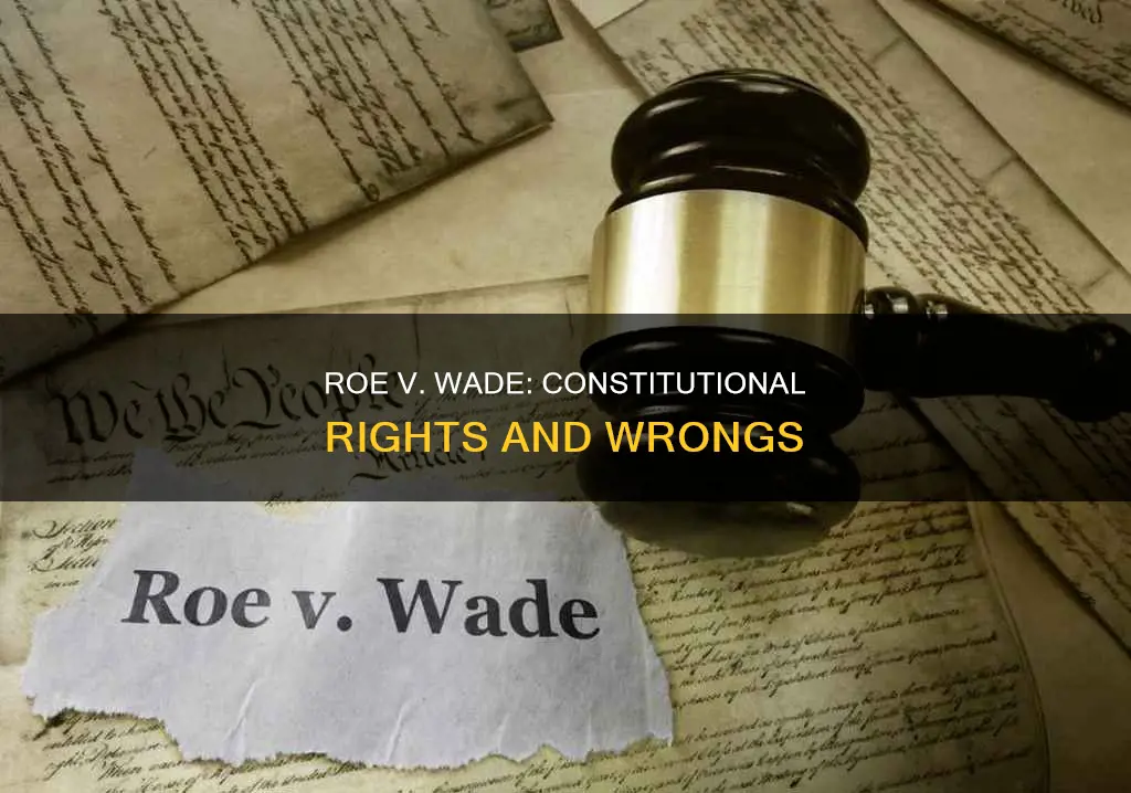 how does roe v wade relate to the constitution