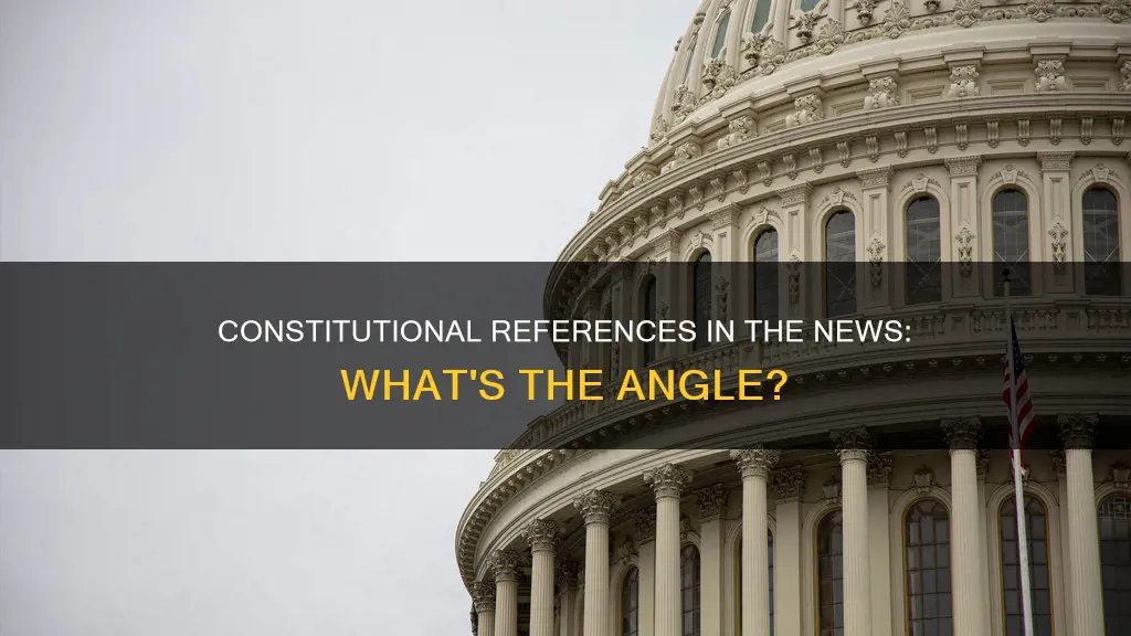 how does the constitution appear in the news