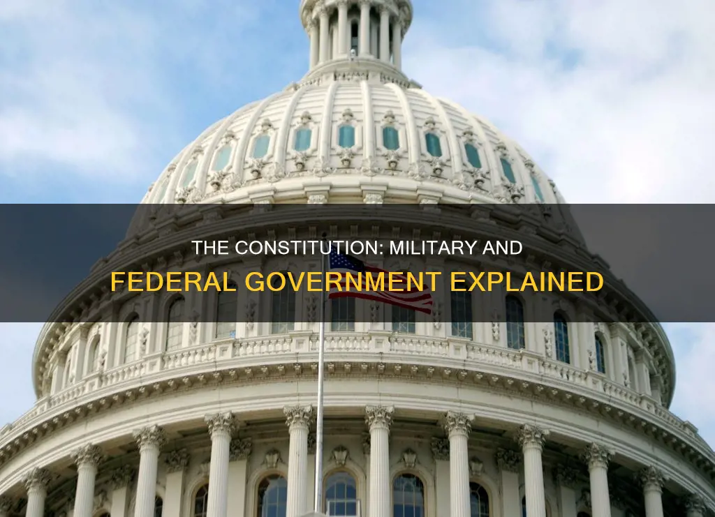how does the constitution describe military and federal gvernment