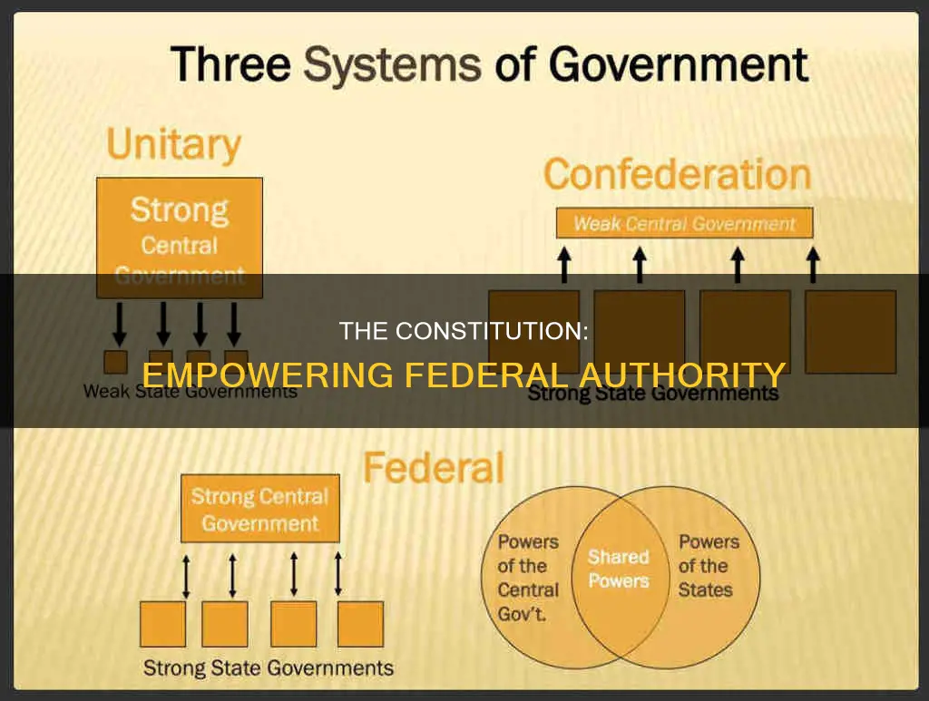 how does the constitution gives the federal govermemnt increased power