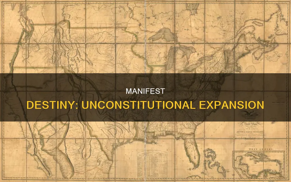 how does the constitution go against manifest destiny