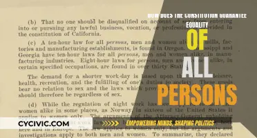 Equality for All: The Constitutional Promise