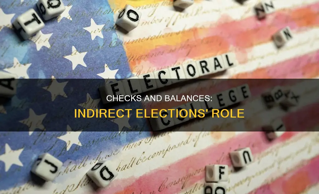 how does the constitution limit majority rule by indirect elections