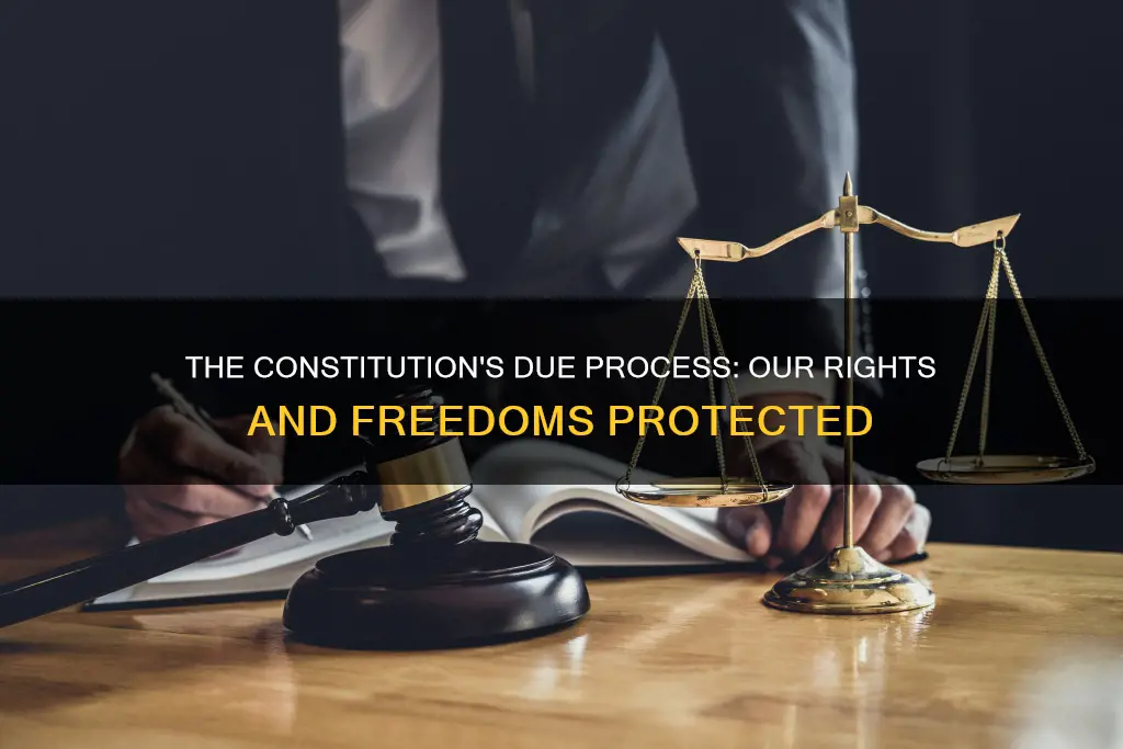 how does the constitution protect due process