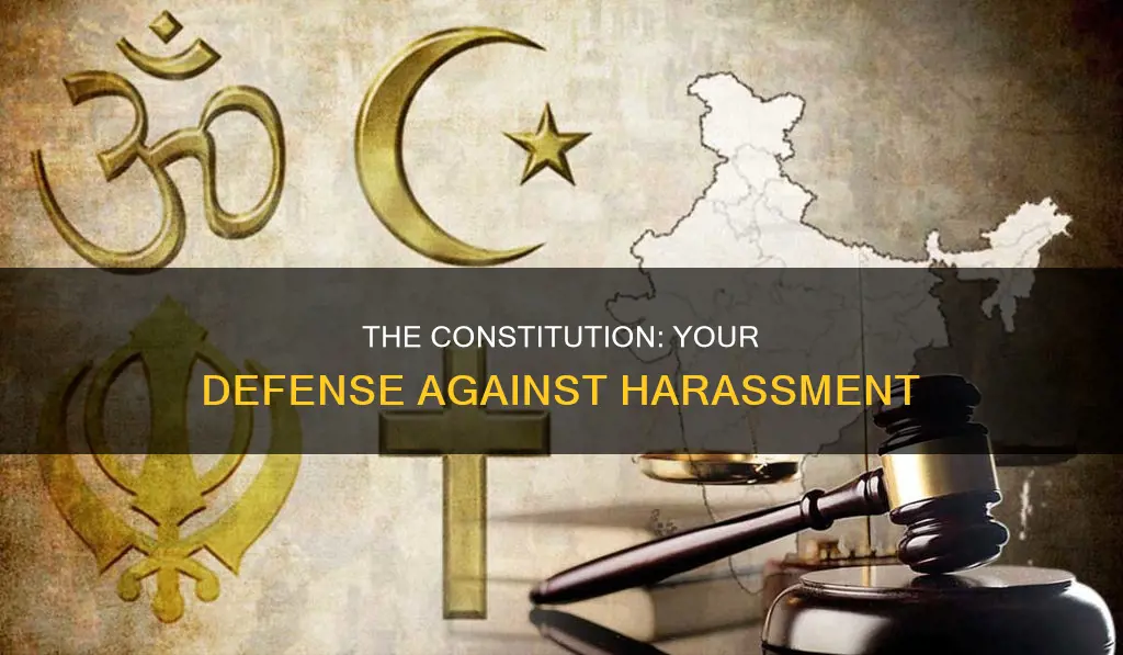 how does the constitution protect me from harrassment