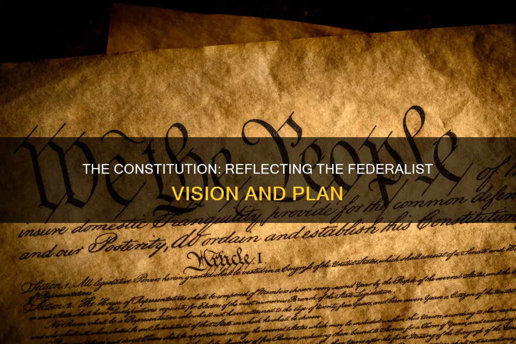 how does the constitution reflect the federalist plan