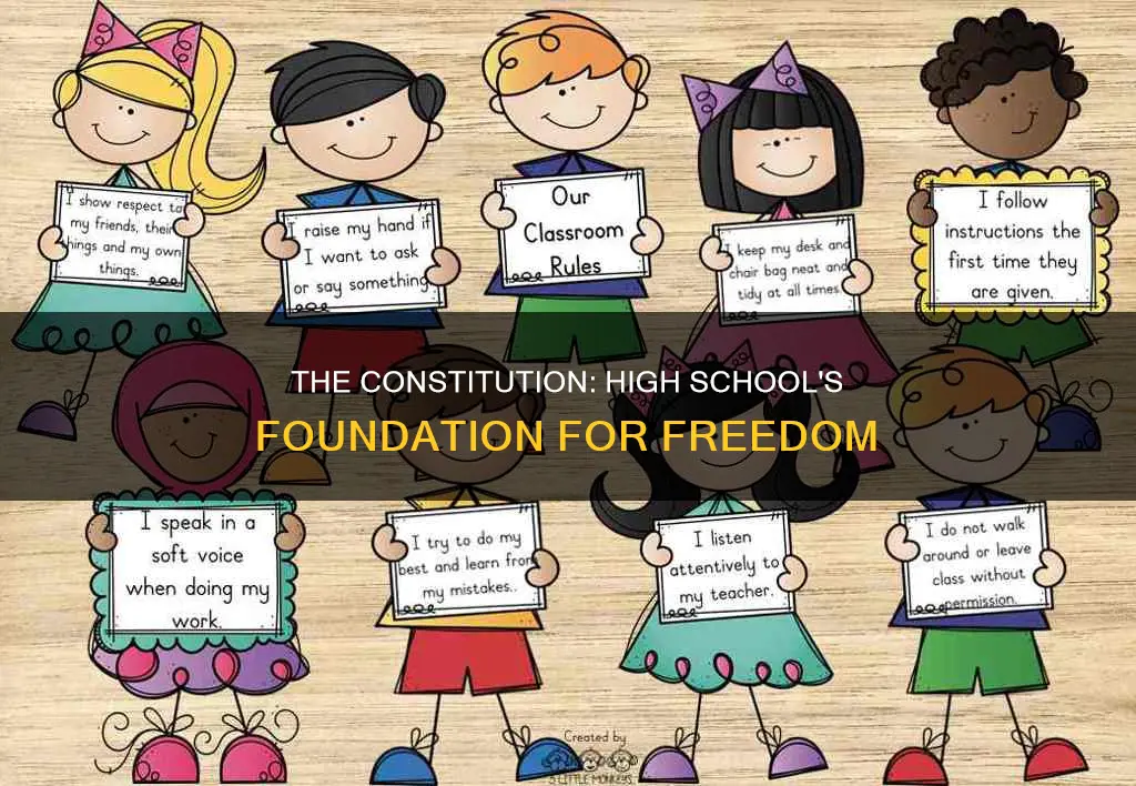 how does the constitution relate to a highschool