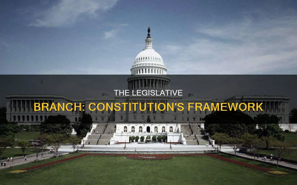 how does the constitution structure the legislative branch