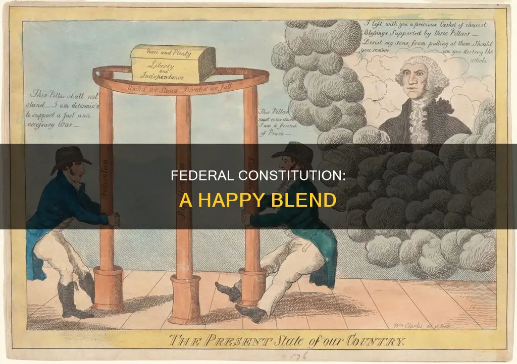 how does the federal constitution form a happy combination