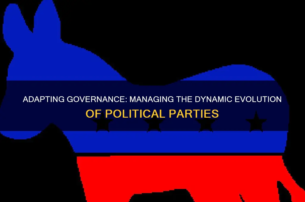 how does the government deal with evolution of political parties