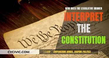 Interpreting the Constitution: The Legislative Branch's Role