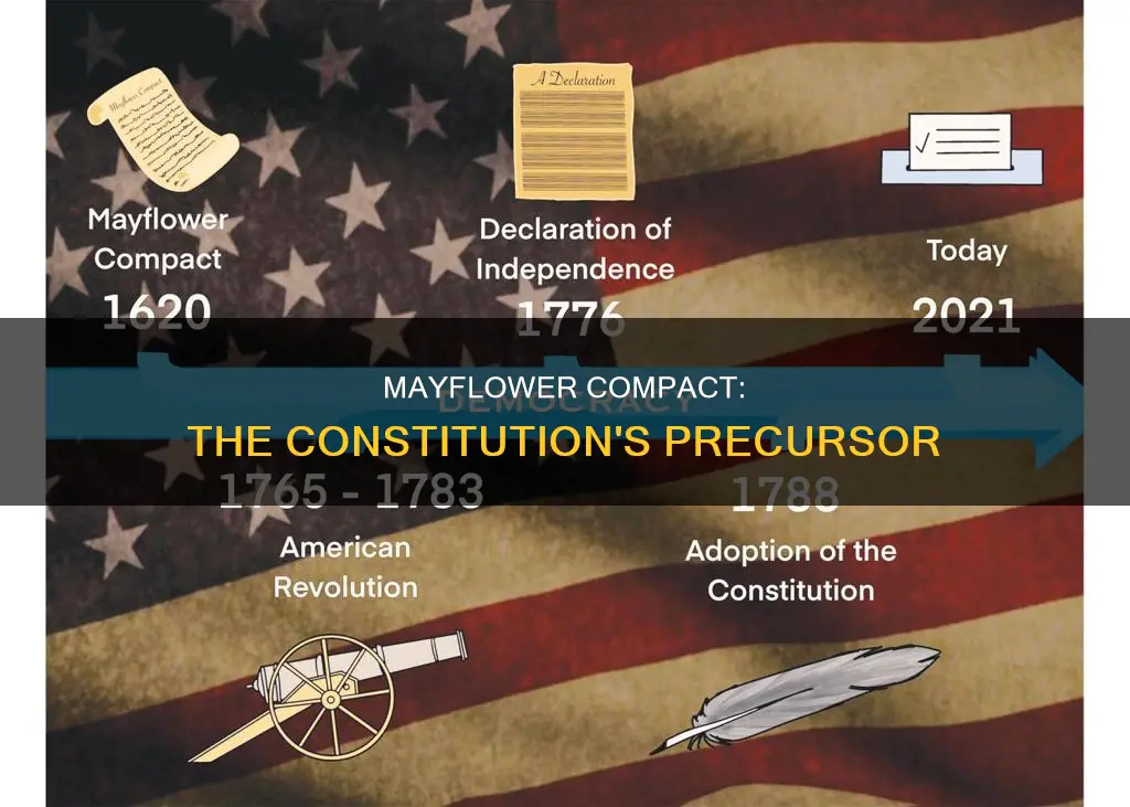 how does the mayflower compact foreshadow the us constitution