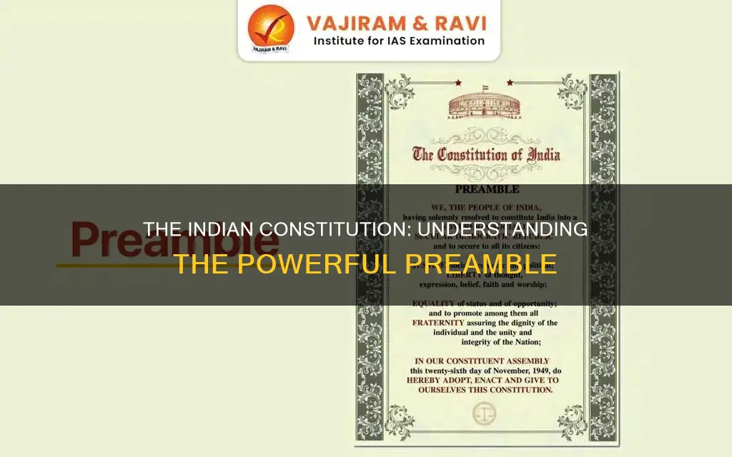 how does the preamble to the indian constitution begin