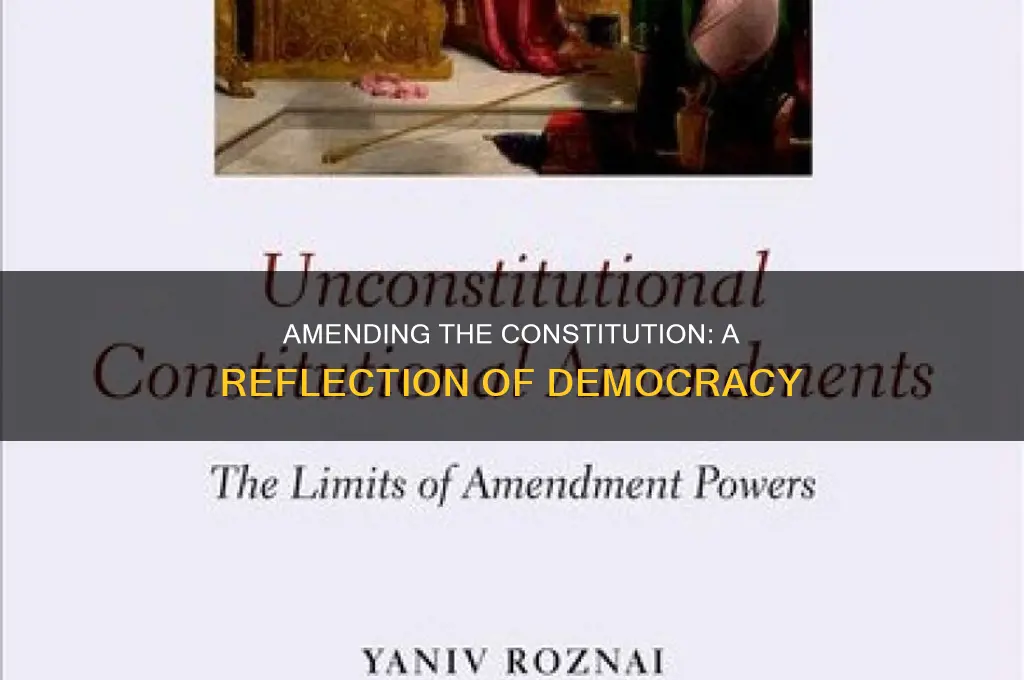 how does the process of constitutional amendment reflect