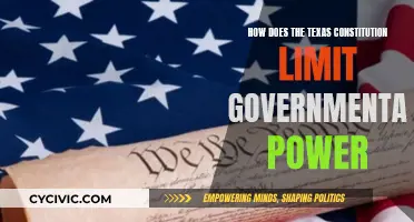 Texas Constitution: Limiting Governmental Power