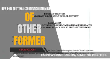 Texas Constitution: Similarities to Other Former State Constitutions