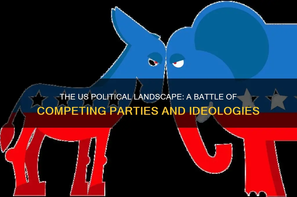 how does the united states demonstrate competing political parties