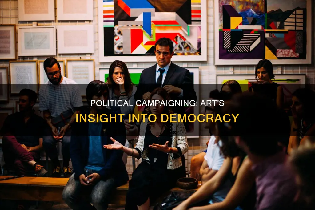 how does this painting with its subject of political campaigning