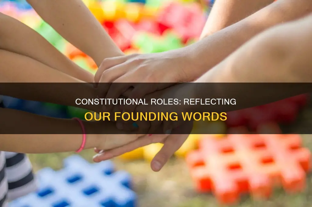 how does this role reflect the words of the constitution
