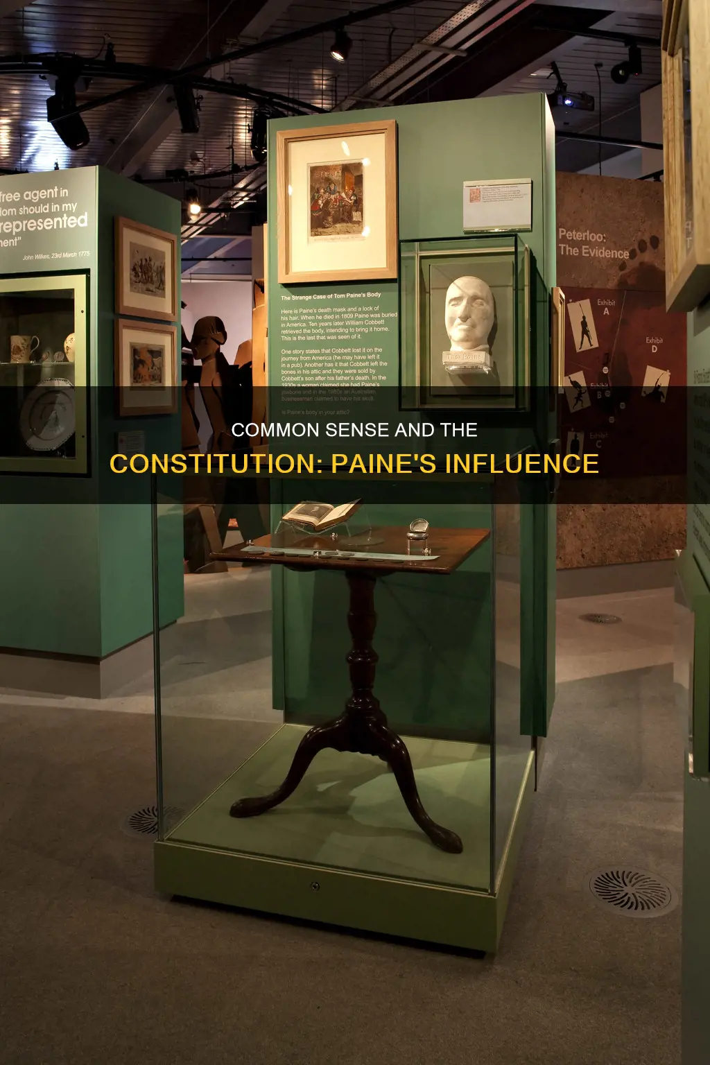 how does thomas paine common sense relate to the constitution