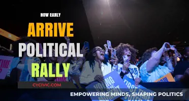 Strategic Timing: How Early Should You Arrive at a Political Rally?