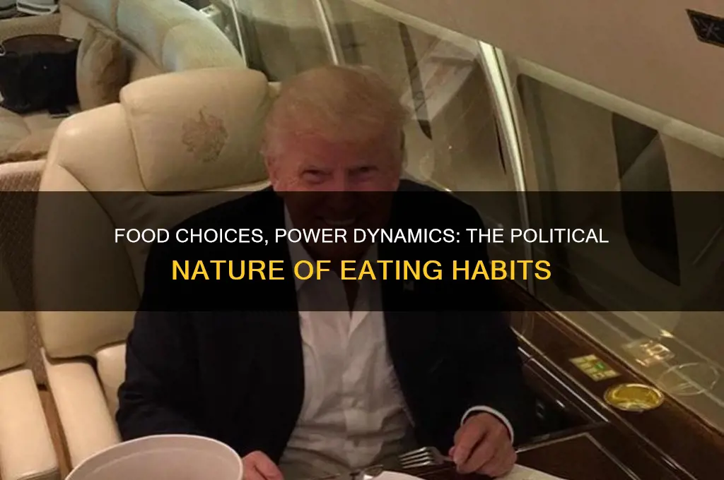how eating habits are political