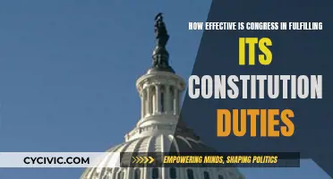 Examining Congress' Effectiveness in Upholding Constitutional Responsibilities