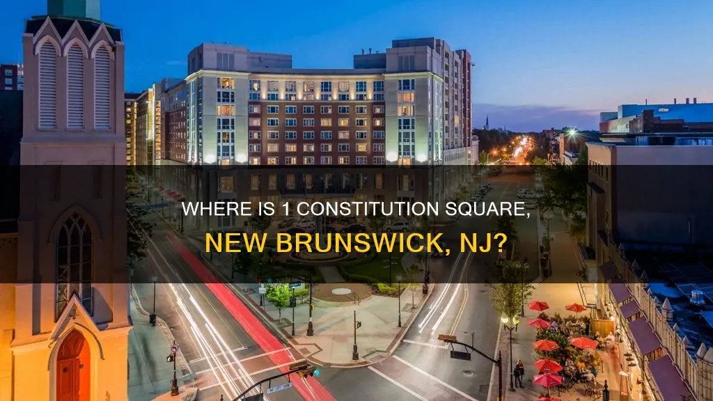 how far is 1 constitution sq new brunswick nj