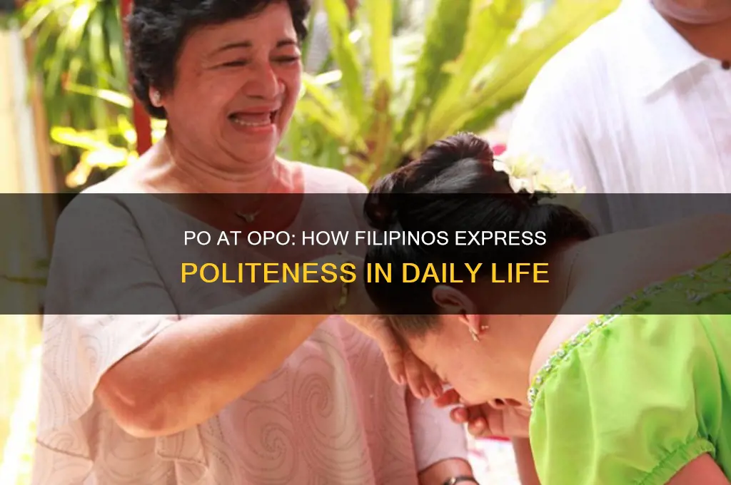 how filipino show politeness