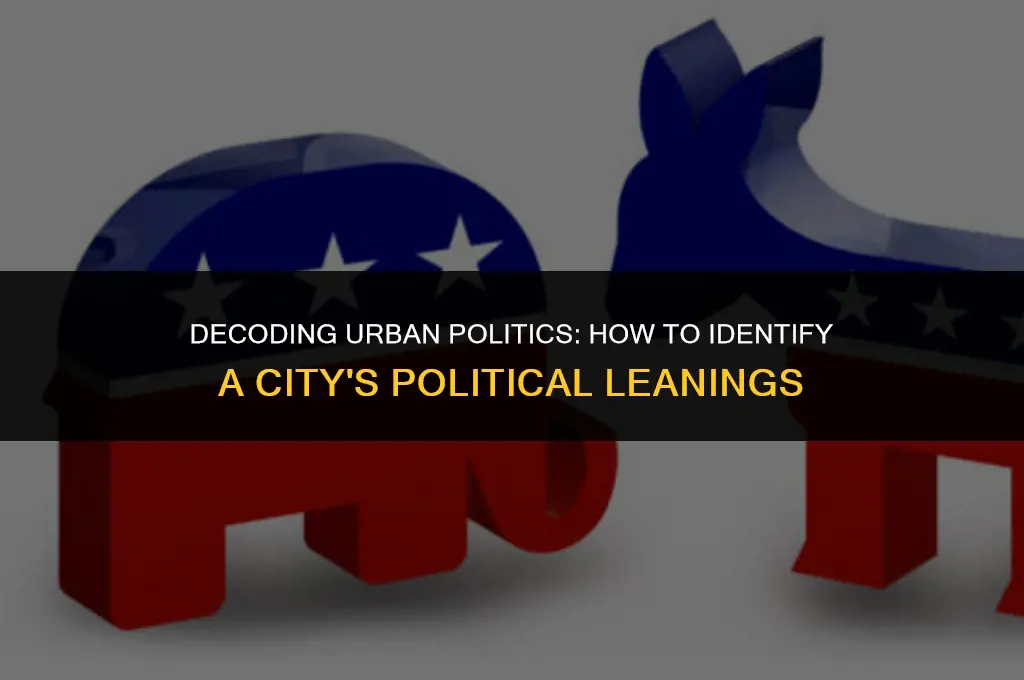 how find political affiliation of a city