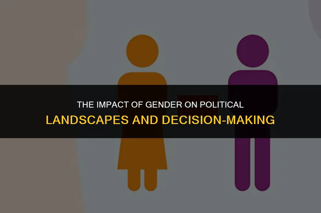 how gender affects politics