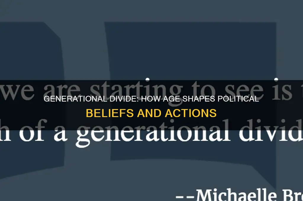 how generations differ in politics