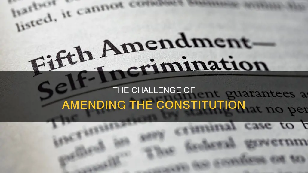 how hard is it to pass a constitutional ammendment