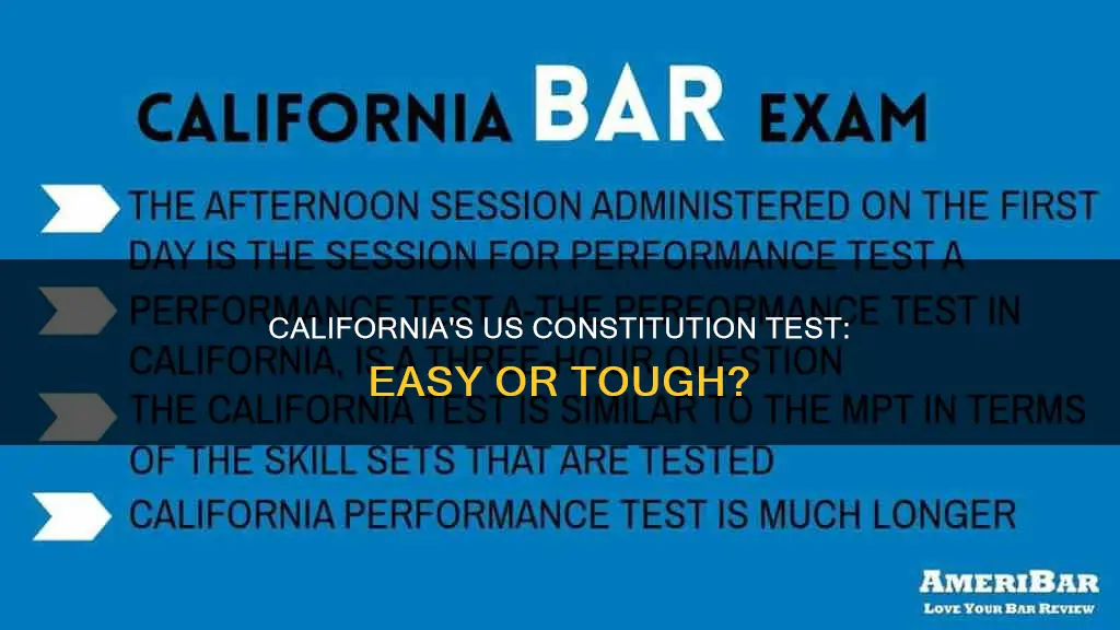 how hard is it to pass california