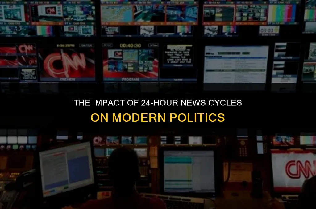 how has 24 hours news affected politics