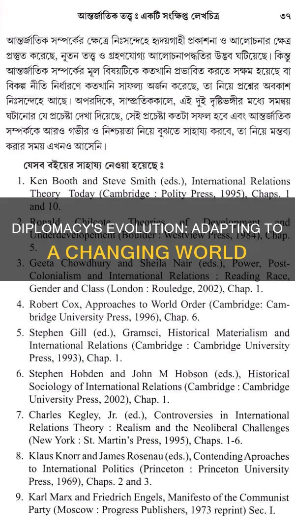 how has diplomacy evolved over time