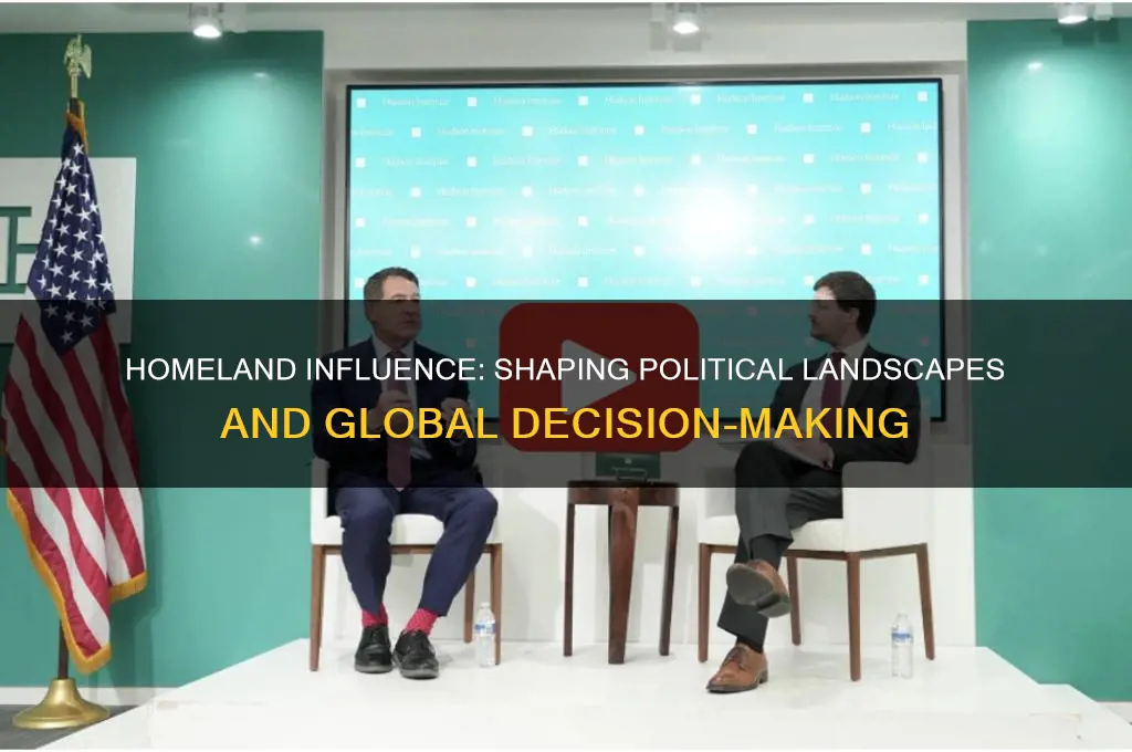 how has homeland influnce politics