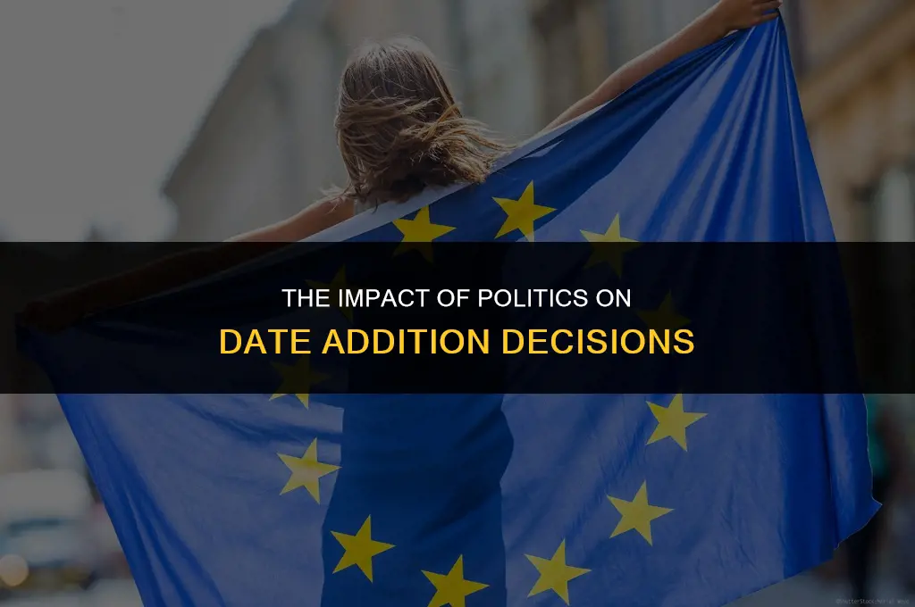 how has politics affected decisions about adding dates