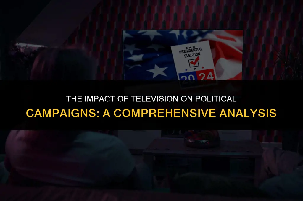 how has television affected political campaigns
