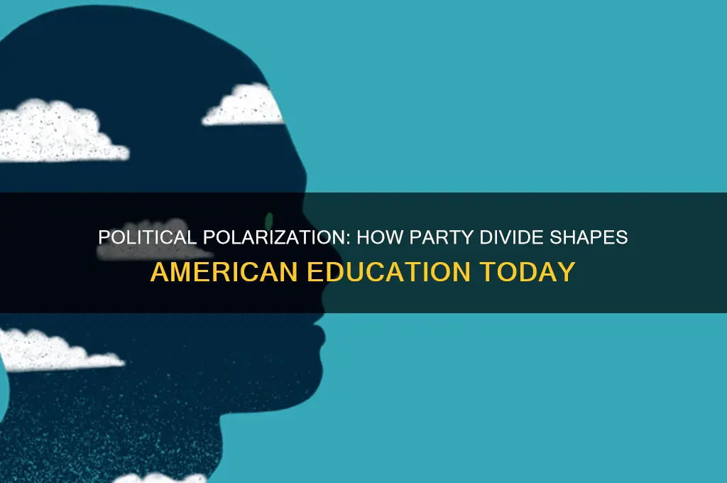 how has the divide between political parties impact american schools
