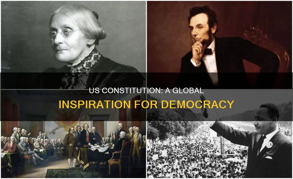 how has the us constitution influenced other democracies