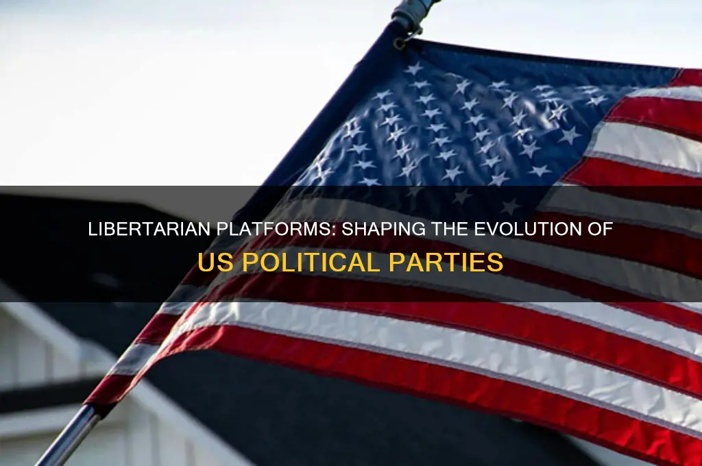 how have libertarian platmorms affected two major us political parties