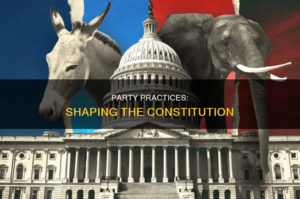 how have party practices and custom shaped the constitution