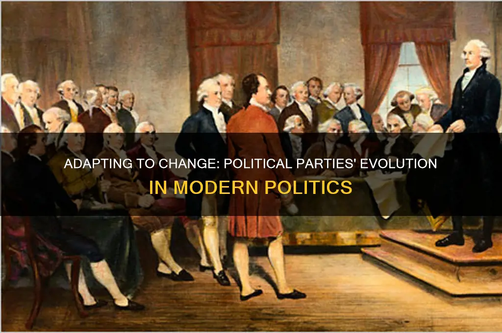 how have political parties adapted to change