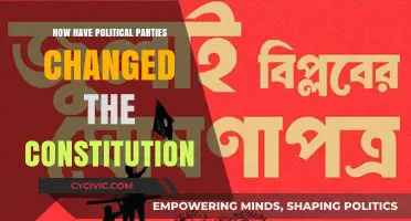 Political Parties' Impact: Shaping and Transforming the Constitution Over Time