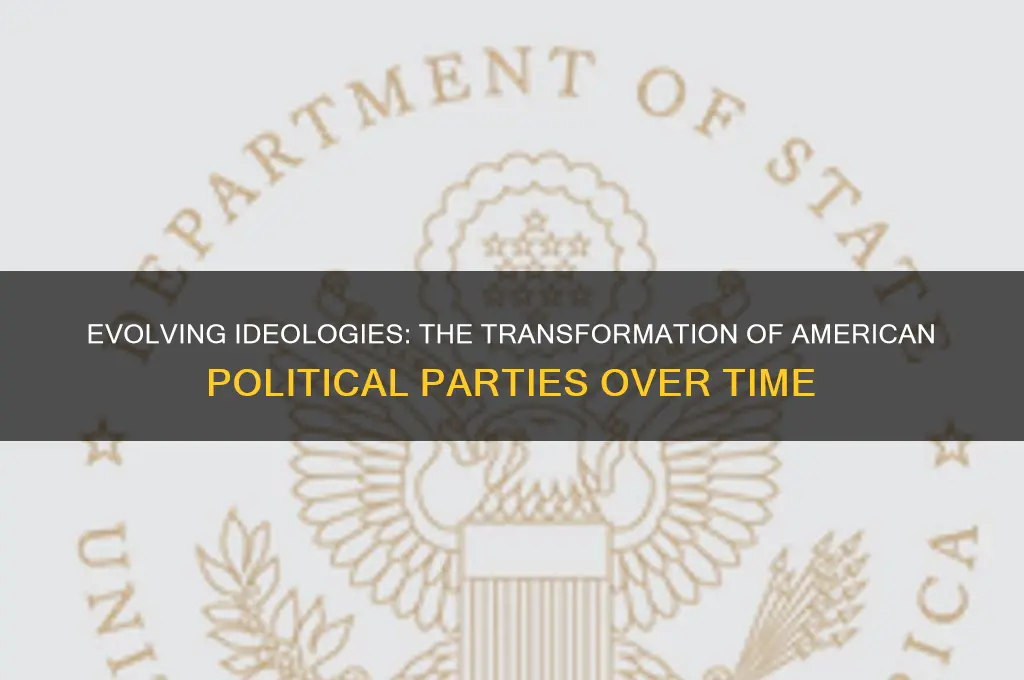 how have political parties changedin ameirca